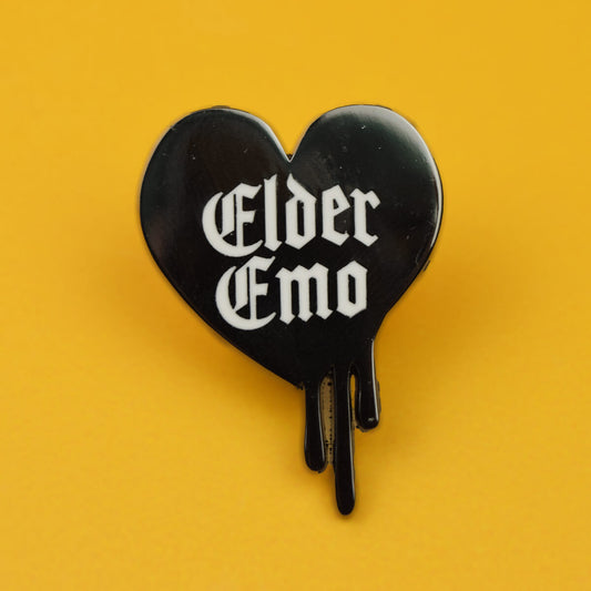 Elder Emo Enamel Pin | Luna