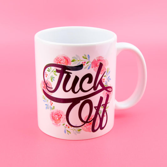 Fuck Off Floral Mug - Luna