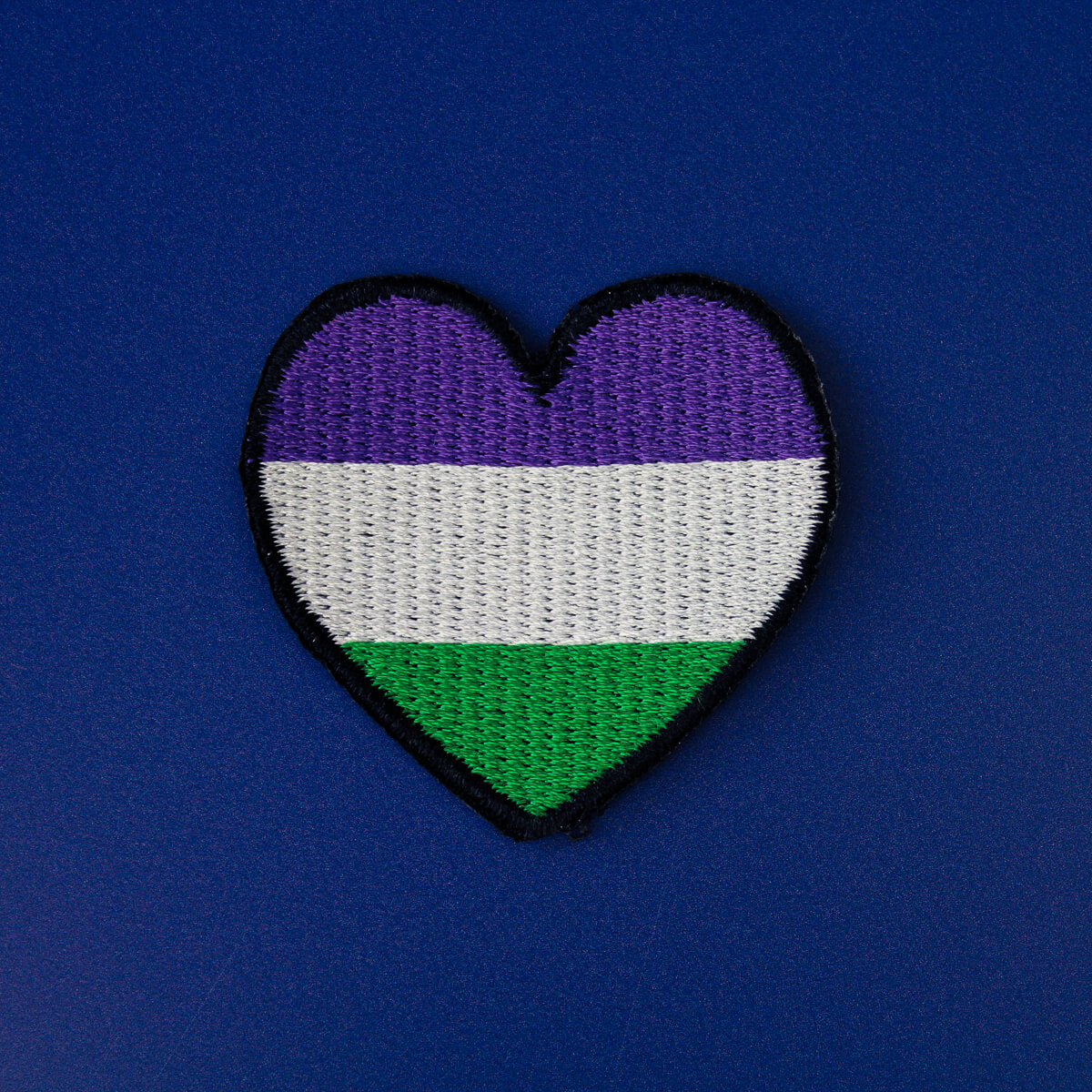 Genderqueer Heart Patch | Luna