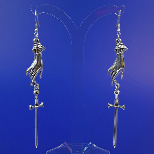 Hand & Sword Earrings | Luna