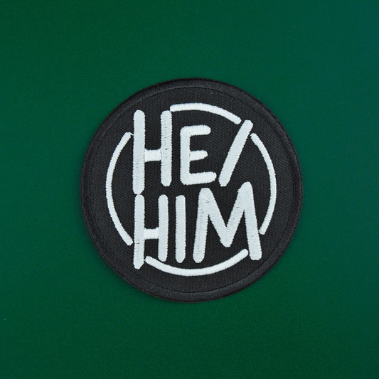 He/Him Circle Patch | Luna