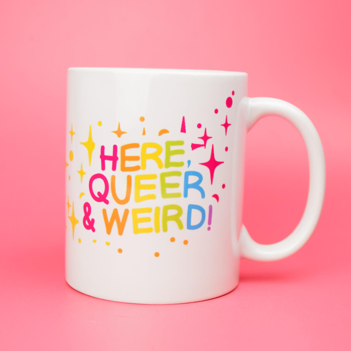 Here, Queer & Weird Mug | Luna