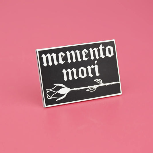 Memento Mori Enamel Pin | Luna
