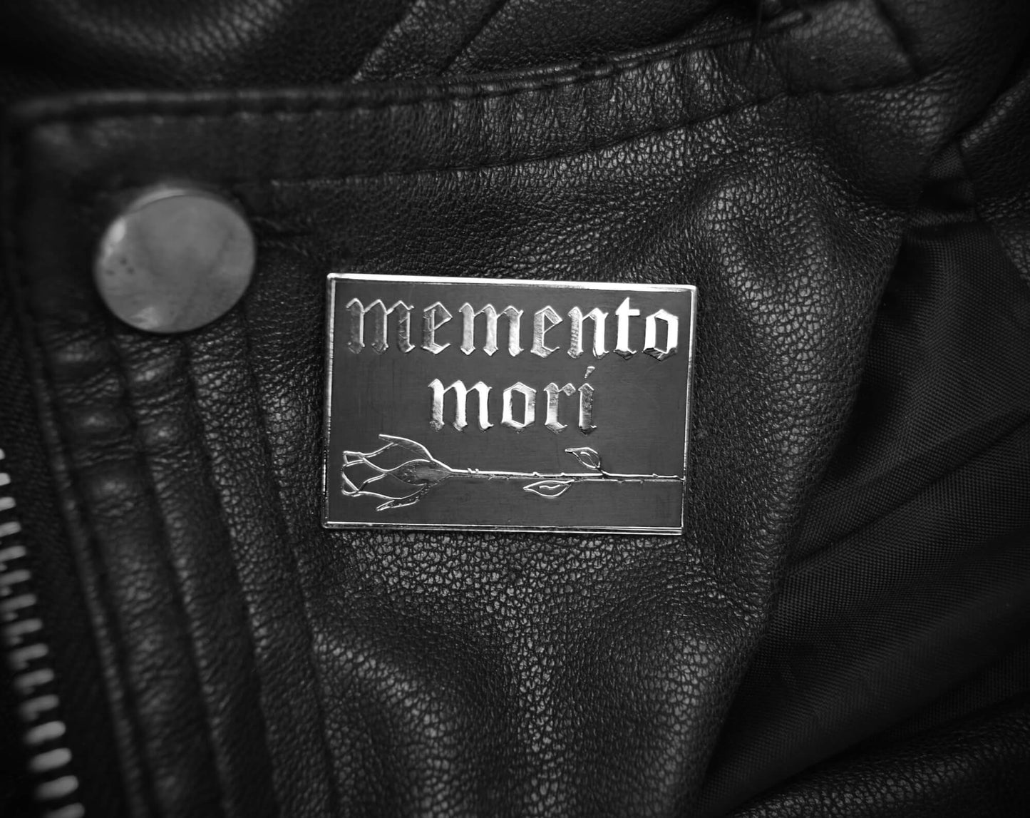 Memento Mori Enamel Pin | Luna