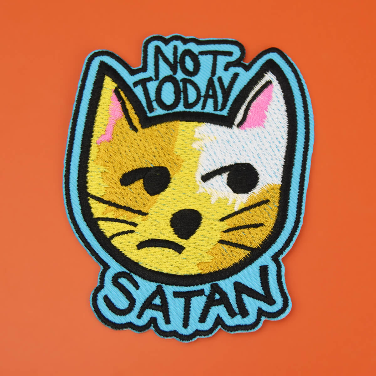 Not Today Satan Cat Patch | Luna