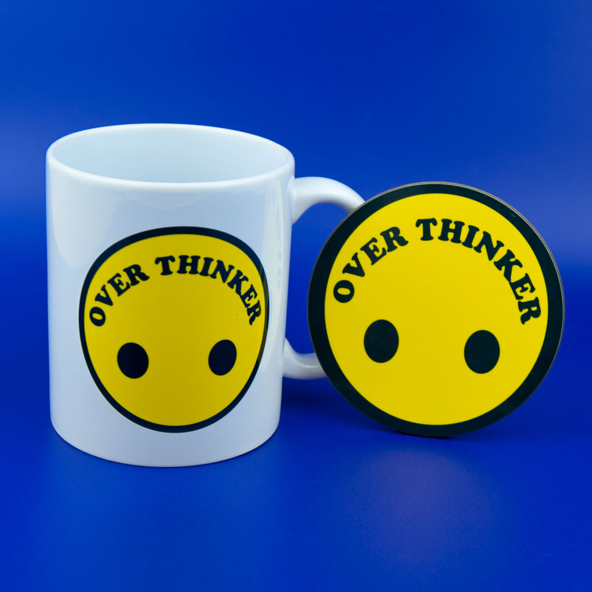 Over Thinker Mug & Coaster - Luna