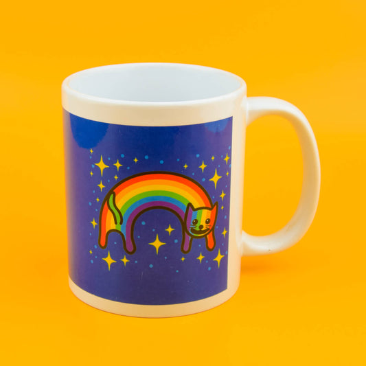 Rainbow Cat Mug - Luna