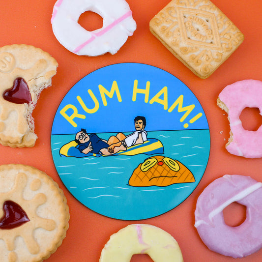 Rum Ham Coaster - Luna