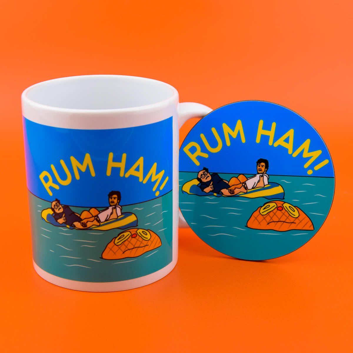Rum Ham Mug & Coaster - Luna