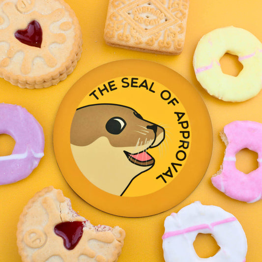 The Seal Of Approval Coaster | Luna