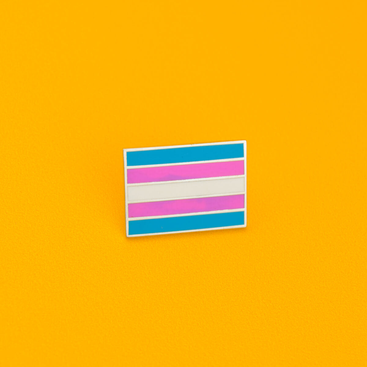Trans Flag Enamel Pin | Luna