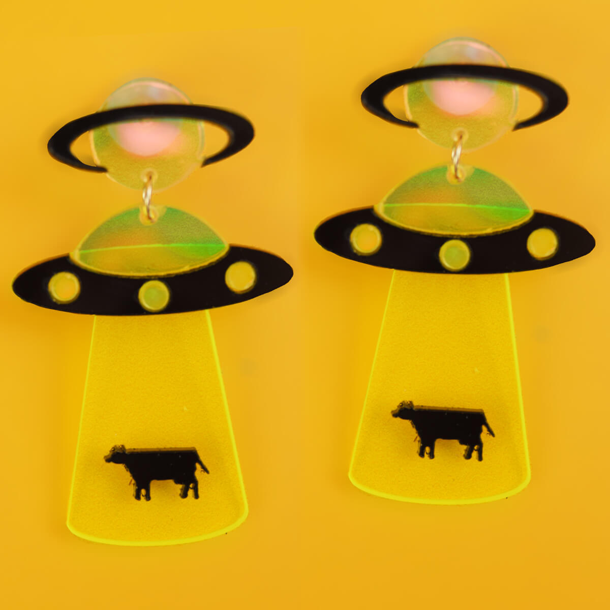 UFO Earrings | Luna
