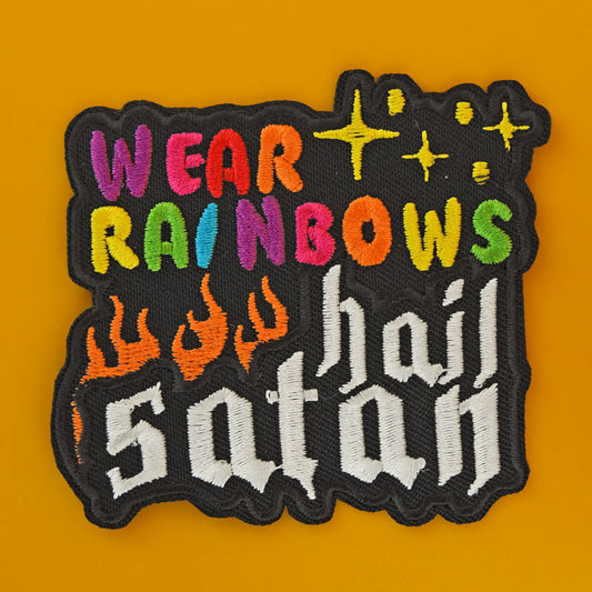 Wear Rainbows Hail Satan Patch | Luna