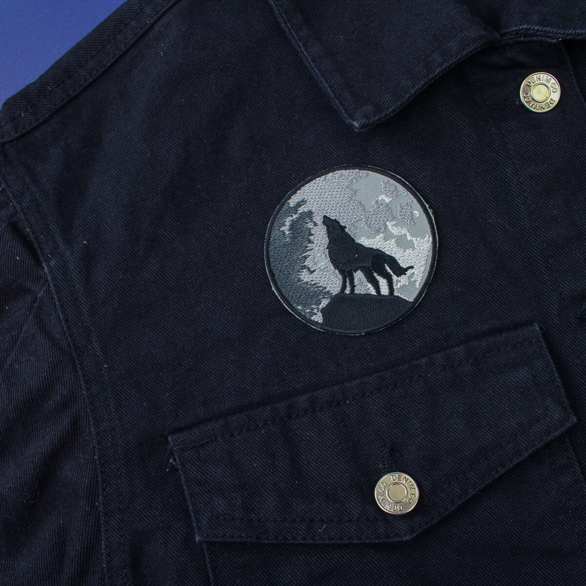 Wolf and Moon Patch | Luna