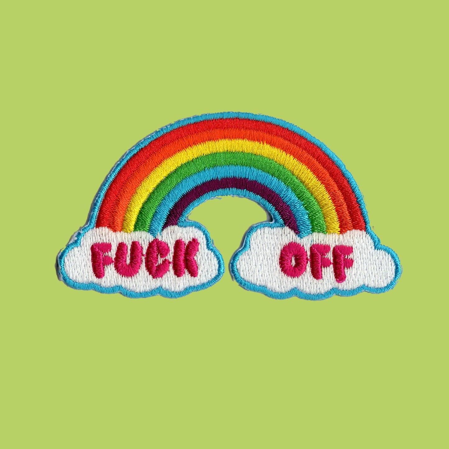 Fuck Off Rainbow Patch